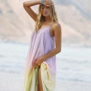 NWT Anthropologie Pastel Ombre Venice Slip Dress 4